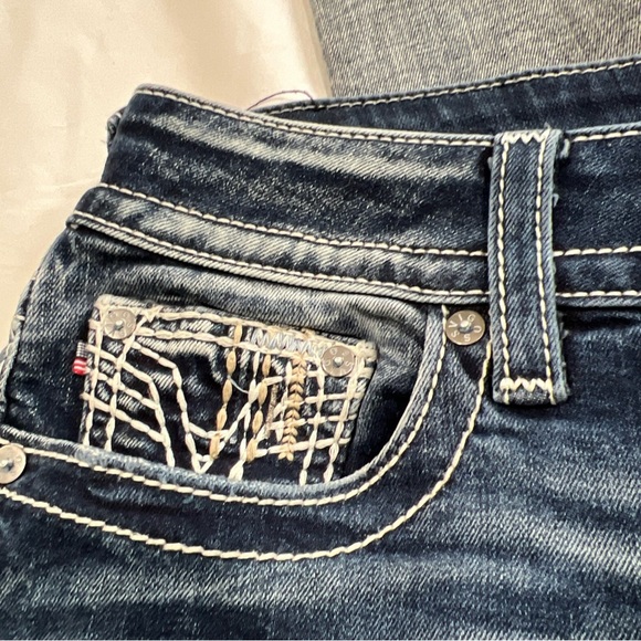 Vigoss Blue Boyfriend Jeans Relaxed Fit - Picture 5 of 11